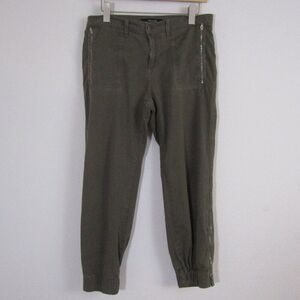J Brand Women's Tavi Joggers 28 Green Utility Casual Pants Streetwear Sporty